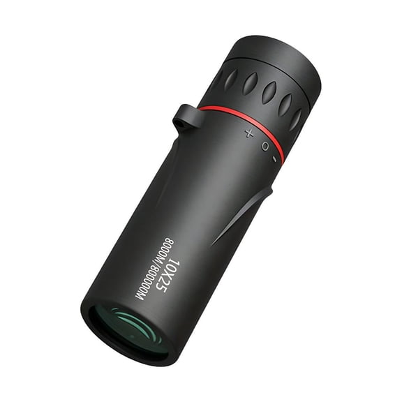 HD Monocular with BAK4 Prism and FMC Lens Coating for Adults' Outdoor Activities like Birdwatching, Camping and Hunting, Made of ABS