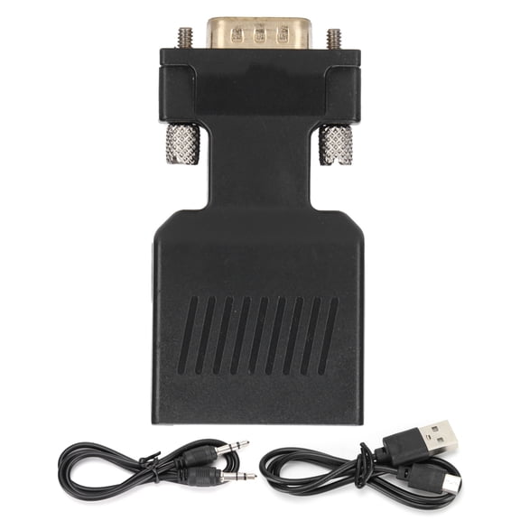 HD Multimedia Interface Female to VGA Male Adapter 1080P HD Converter Adapter for PC Laptop