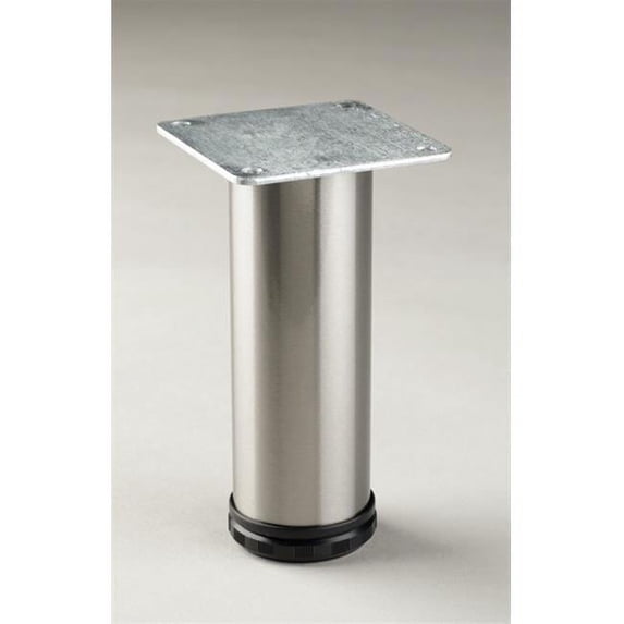 HD PMI552 10 ST Como Adjustable Cabinet Legs - Brushed Steel