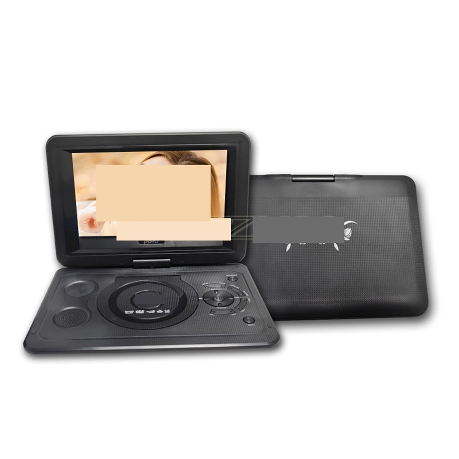 FlCHT DO36 CDとDVD 16.9'' Rechargeable Portable DVD Player for Car