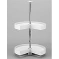 thumbnail image 1 of HD RSLD.2942.24.11.1 Pie Cut Polymer Lazy Susan Set, White - 24 in., 1 of 1
