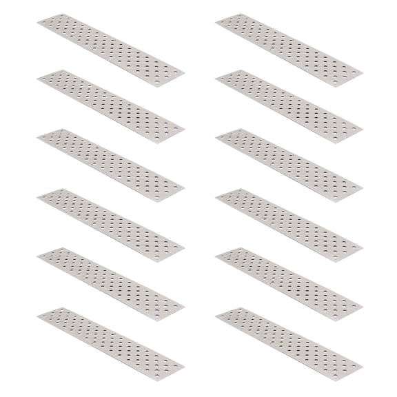 HD Ramps 30in x 6in Trailer Traction Tread with Circle Punch Plate Traction – 12 Pack