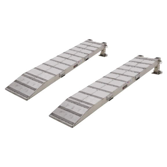 HD Ramps 90in L Adjustable Trailer Risers for up to 18in W Wheels