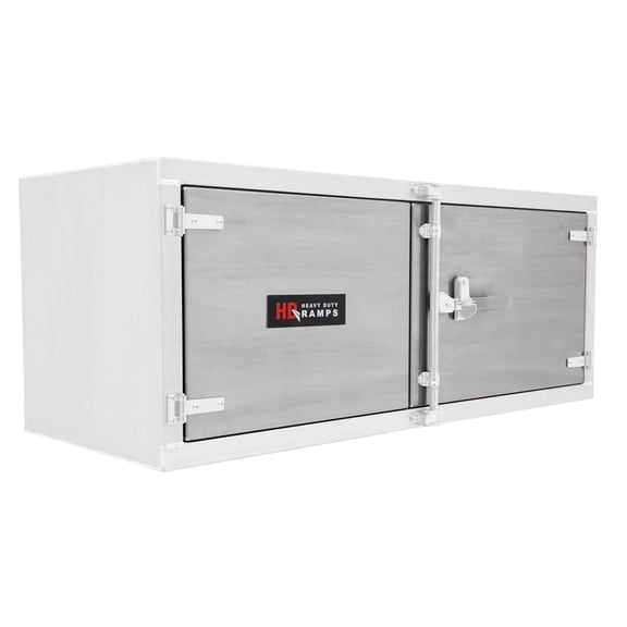 HD Ramps Polished Steel Door Upgrade for 60in W x 24in H Trailer Cabinet