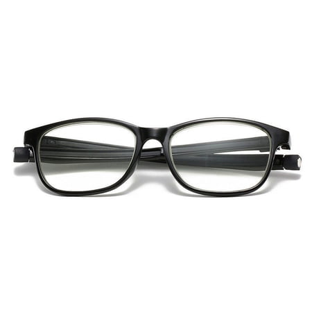 HD Reading Glasses for Small Faces, Anti-Blu-Ray, Full Frame, Unisex Style, PC Material, Multiple Degrees (+100 to +400, Flat Light)