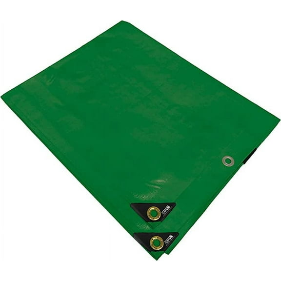 HD Reinforced 12 Mil Waterproof Premium Tarp (Green) (30'x60')