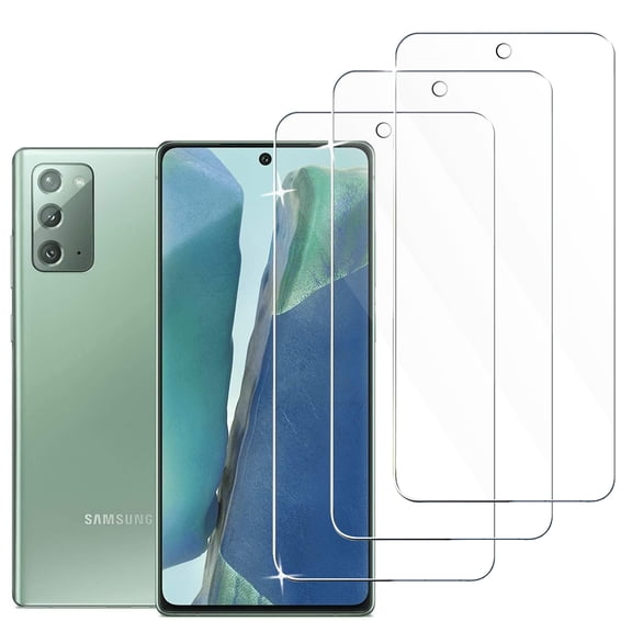 HD Screen Protector Compatible with Samsung Galaxy Note 20, 9H Anti-Scratch Tempered Glass Protective Film Case-Friendly, Bubble-Free, Easy Install, 3 Pack