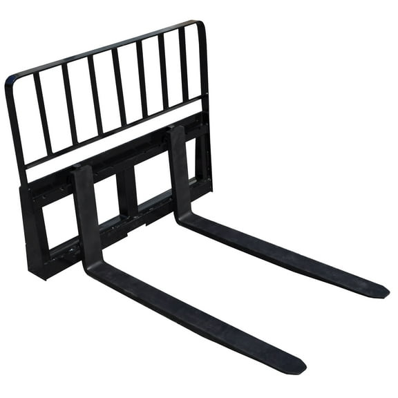 HD Skid Steer Pallet Forks 1.1/4" x 4" x 48" 4000 lbs