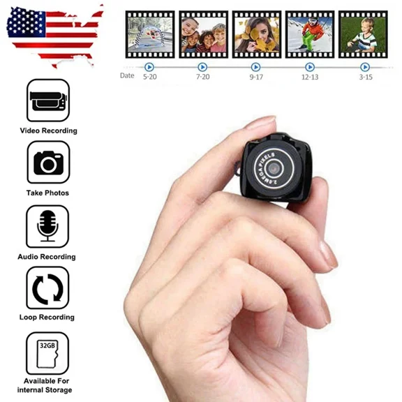 HD Super Mini Camera 640*480P Small Camcorder Sports Video Recorder Kids Gift A