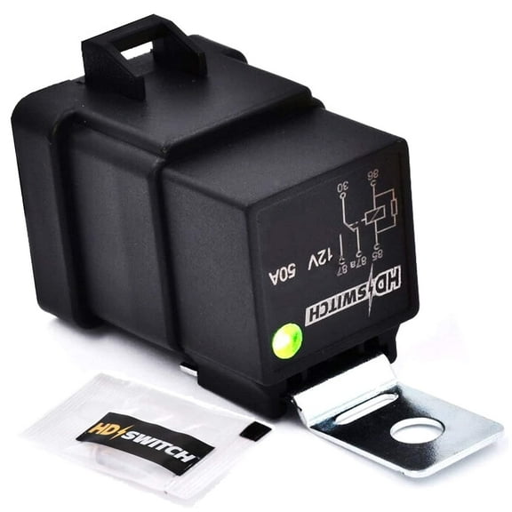 HD Switch AM123716 Waterproof Relay 50 AMP & LED Indicator Upgrade for John Deere AM123716 Hella - Dielectric Grease Included - 12V