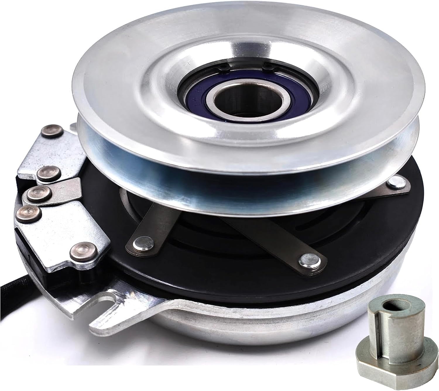 HD Switch Billet Pulley Blade PTO Clutch 574607001 5218-247 Fits Husqvarna Dixon RedMax MZ28 MZ52 MZ61 MZ5424 MZ5225 MZ6128 MZ6128ZT MZT52 MZT61 FD52 FD61 Z454 Z460 Z460X DX148 DX152 DX161 Lawn Mower