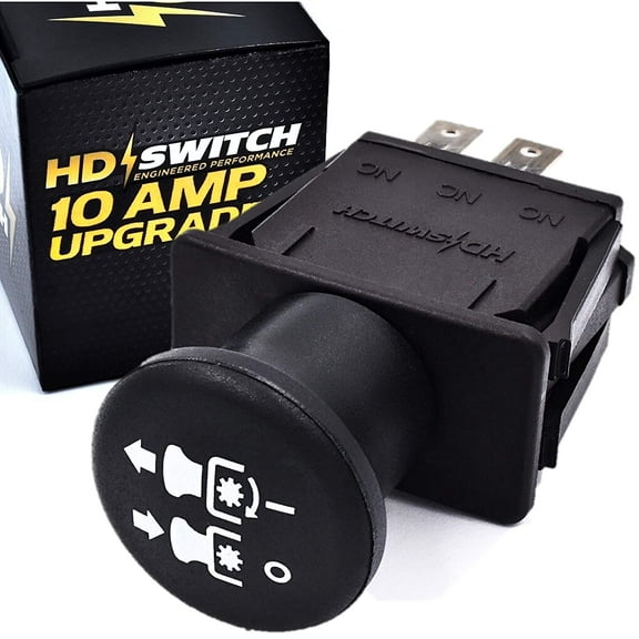 HD Switch Blade Clutch PTO Switch For Ferris, Snapper Simplicity 5022180 (10 AMP Upgrade)