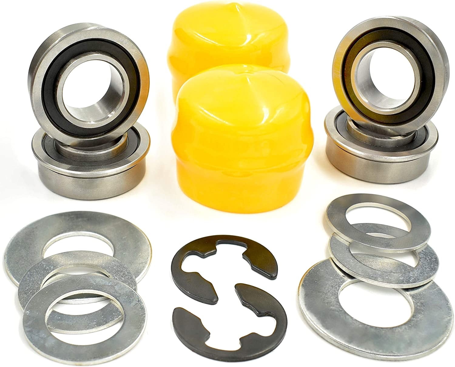 HD Switch Front Wheel Bearings & Axle Rebuild Kit For AM127303 for John Deere AM127304, AM118315, AM35443, M40514, M123254, R27434, M143338