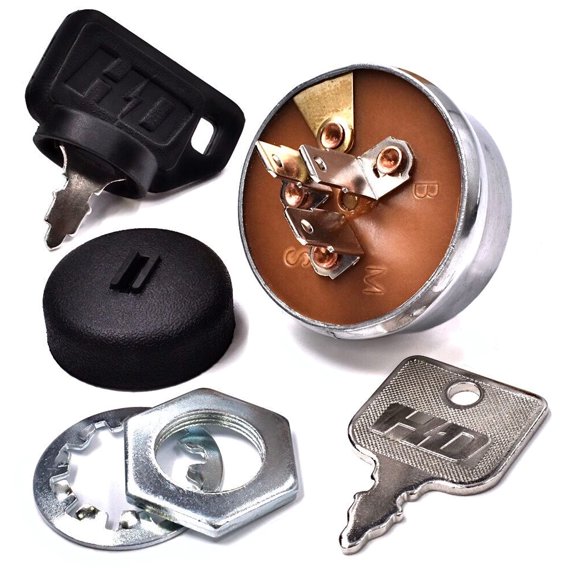 HD Switch Starter Ignition Key Switch for Simplicity Snapper 7018816YP 2526019 7018816 1-8816 Stens 430-144 Fit Rear Engine Rider Series 6 7 8 9 10 11 12 13 14 15 6-11 Dust Protection System & 2 Keys
