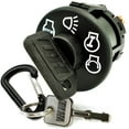 thumbnail image 1 of HD Switch Starter Ignition Switch Fits John Deere L100 L105 L107 L110 L111 L118 L120 L130 Mowers (1 Premium Umbrella Key, 1 Standard Key & Carabiner Included), 1 of 9