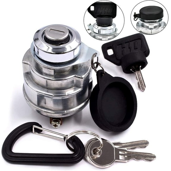 HD Switch Starter Ignition Switch Key Switch Replaces Allis Chalmers Duetz 5015 5020 5030 5215 5220 5230 6140 72098283 72102514 66902 w/ 3 Keys & Protective Cover