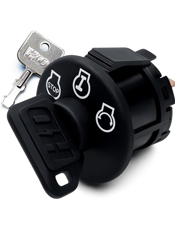 Starter Ignition Switch Replaces Craftsman Zero Turn Mower Z6000, Z6400 Z6600 ZTL7000 ZTL8000 T1000 LT1500 LT2000 LT2500 LT3800 Includes 1 Umbrella & 1 Steel Key & Free Carabiner
