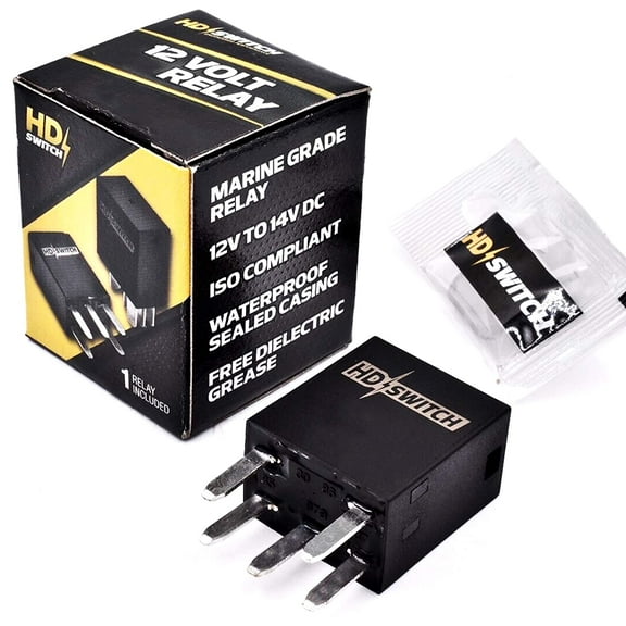 HD Switch Waterproof Relay for John Deere M169838 EZTrak ZTrak Z225 Z235 Z245 Z255, ZTrak Z335 Z345 Z355 Z375 Z425 Z435 Z445 Z465 Z525E Z535 Z540 Z625 Z645 Z655, X300 X500 X700 X900 Series Mower