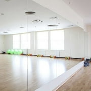 HD Tempered Wall Mirror Kit For Gym And Dance Studio 48 X 72 Inches With Safety Backing by Fab Glass and Mirror