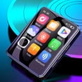 thumbnail image 1 of HD Touchscreen MP3/MP4 Player with Bluetooth, FM Radio and E-book Reader – 2.4" Portable Music Video Player with 128GB Support, 10-Hour Battery for Travel, Study and Commute, 1 of 9