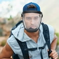 thumbnail image 1 of HD Transparent Protective Face Shield, Dust Proof Riding Goggles, Anti-Fog Safety Visor for Cycling, Motorcycling, Woodworking, Lab, and Industrial Work, Full Face Cover Against Droplets and Debris, 1 of 6