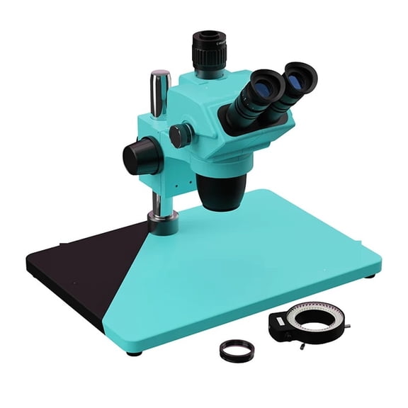 HD Trinocular Stereo Microscope Nine-speed Zoom Lock Key, Eyepiece Adjustable,Multi-layer Lens Dust Structure ,High Clarity