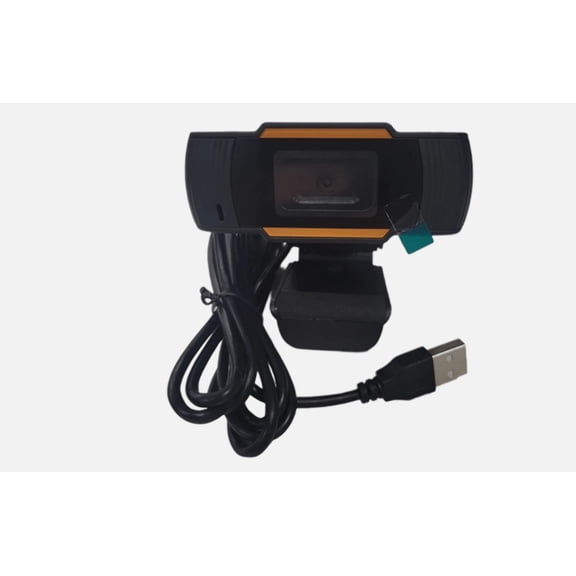 HD USB Webcam with Microphone, Plug & Play Computer Camera for PC Laptop Desktop, Wide Angle, Rotatable Clip