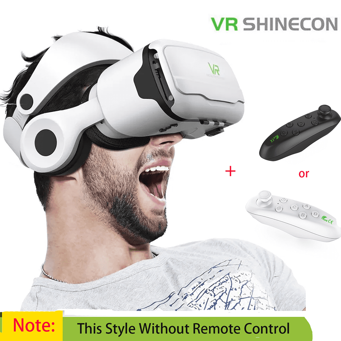 HD VR Headset 3D Glasses[Bluray] Removable Virtual Reality Helmet