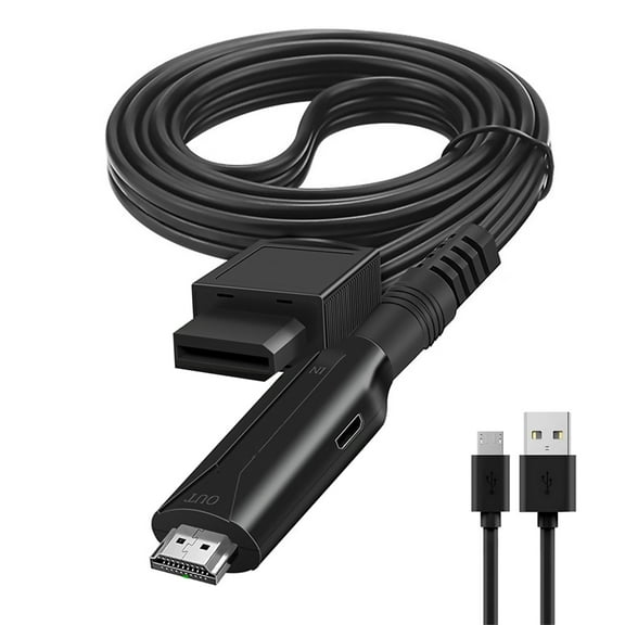 HD Video Converter Cable USB Cable for WII to HDMI Converter, 720P 60HZ/ 1080P 60HZ