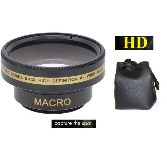 HD WIDE ANGLE WITH MACRO LENS FOR SONY HDR-CX580V HDR-CX580