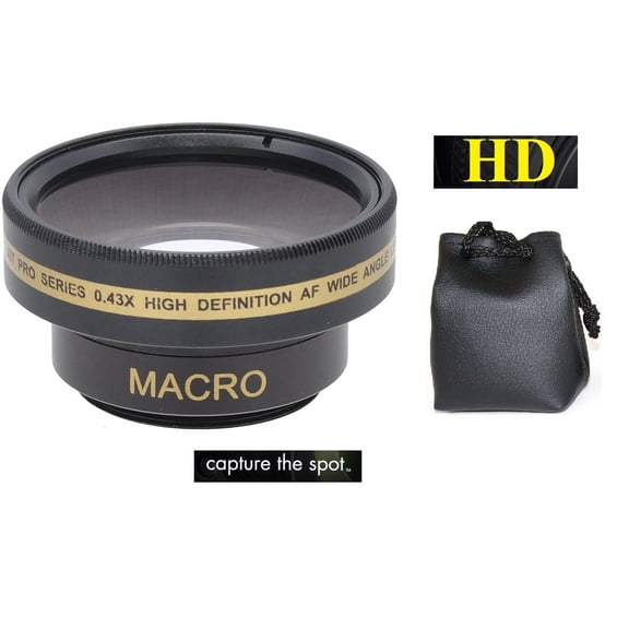 HD WIDE ANGLE WITH MACRO LENS FOR SONY HDR-CX580V HDR-CX580
