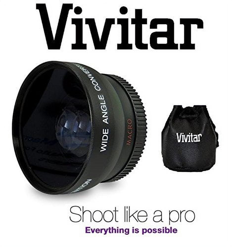 HD 0.43x Fisheye Lens W/Macro For Panasonic HC-WX970 - Foto 5