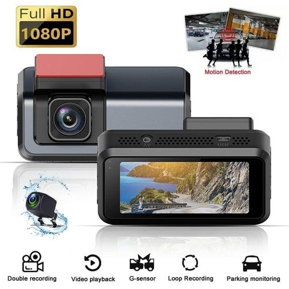 HD Wifi Dash Cam 3inch Front Rear Lens Car Dashcam Mini Hidden Car Camera Recorder Front And Real Cameras Car DVR