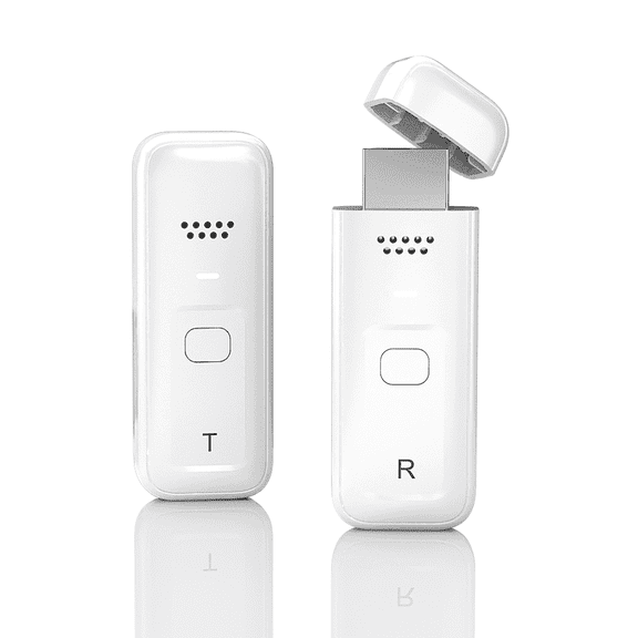 HD Wireless Transmitter and Receiver 4K Input 1080P Output 100 FT Plug & Play 5G/2.4G Extender for Wireless Video Audio Streaming