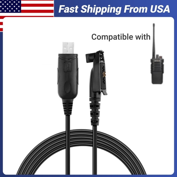 HD1 Retevis RT29 USB Programming Cable Compatible with Retevis RT29 RT29D NR30 RT48 RB23