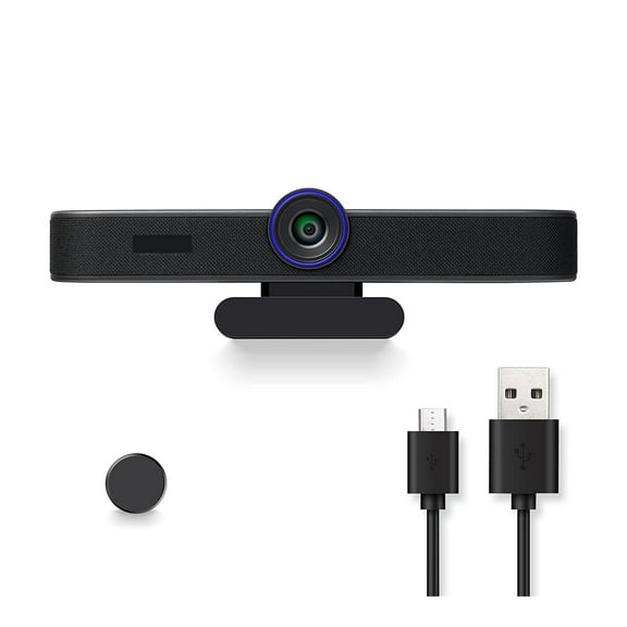 HD1080P 60FPS PC Webcam All In One With Microphones And Speaker 108 Wide Angle Webcam For Conferencing, Live Streaming, Recording ,High Compatibility