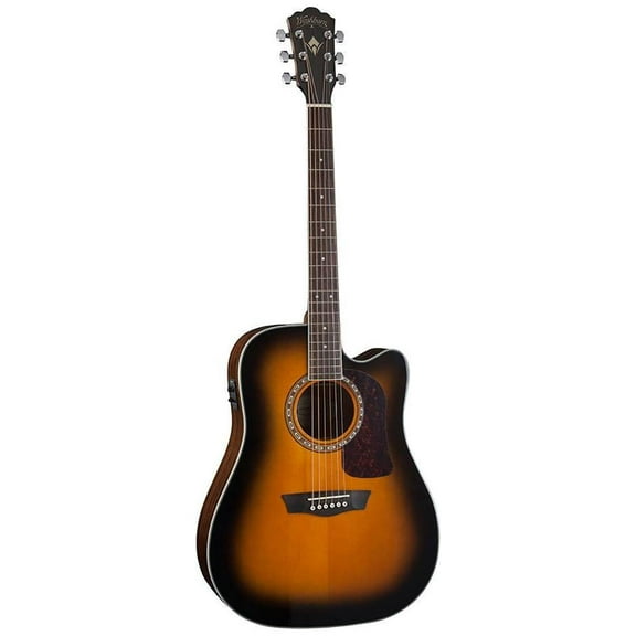 Washburn Heritage 10 Series HD10SCETB Acoustic Electric Guitar