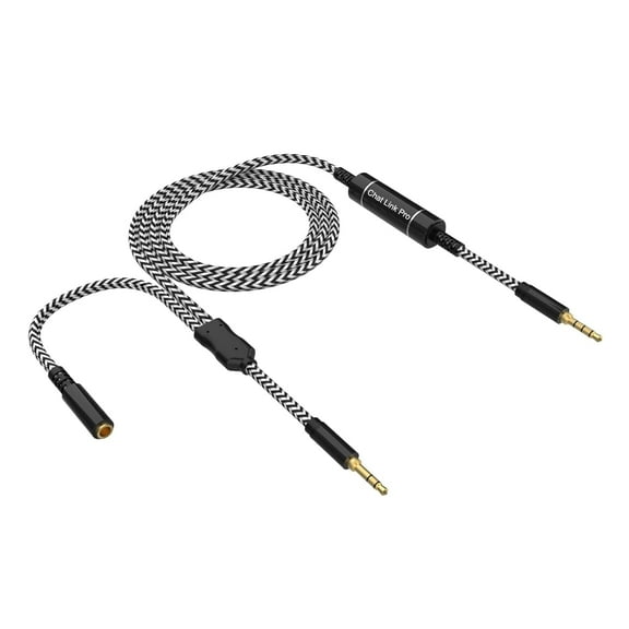 HD60 S+ Chat Link Pro Cable Compatible with Elgato HD60, HD60 X, HD60 S, HD60 S+, 4K 60 S+ Capture Card, Chat Link Pro Audio Adapter with in-line Isolator for Nintendo Switch, Xbox One, PS5 (White)