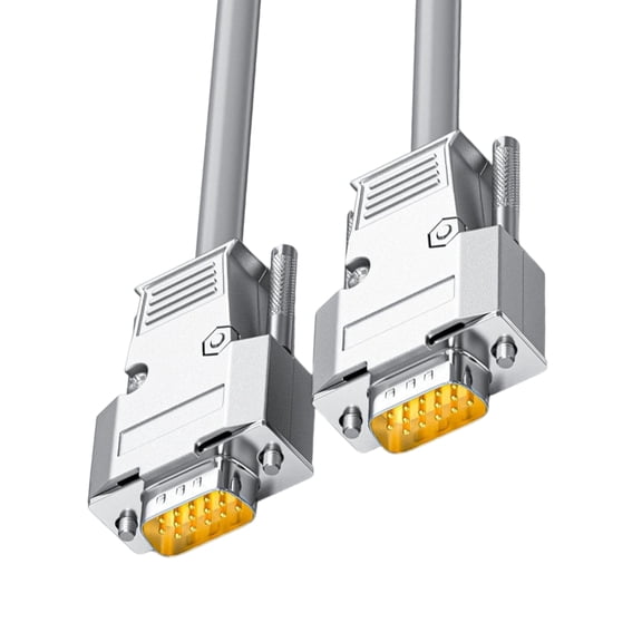 HDB15 Drag Chain Cable High Strength Tear Resistant Flame Retardant VGA Male/Female For Robotic Application Monitor