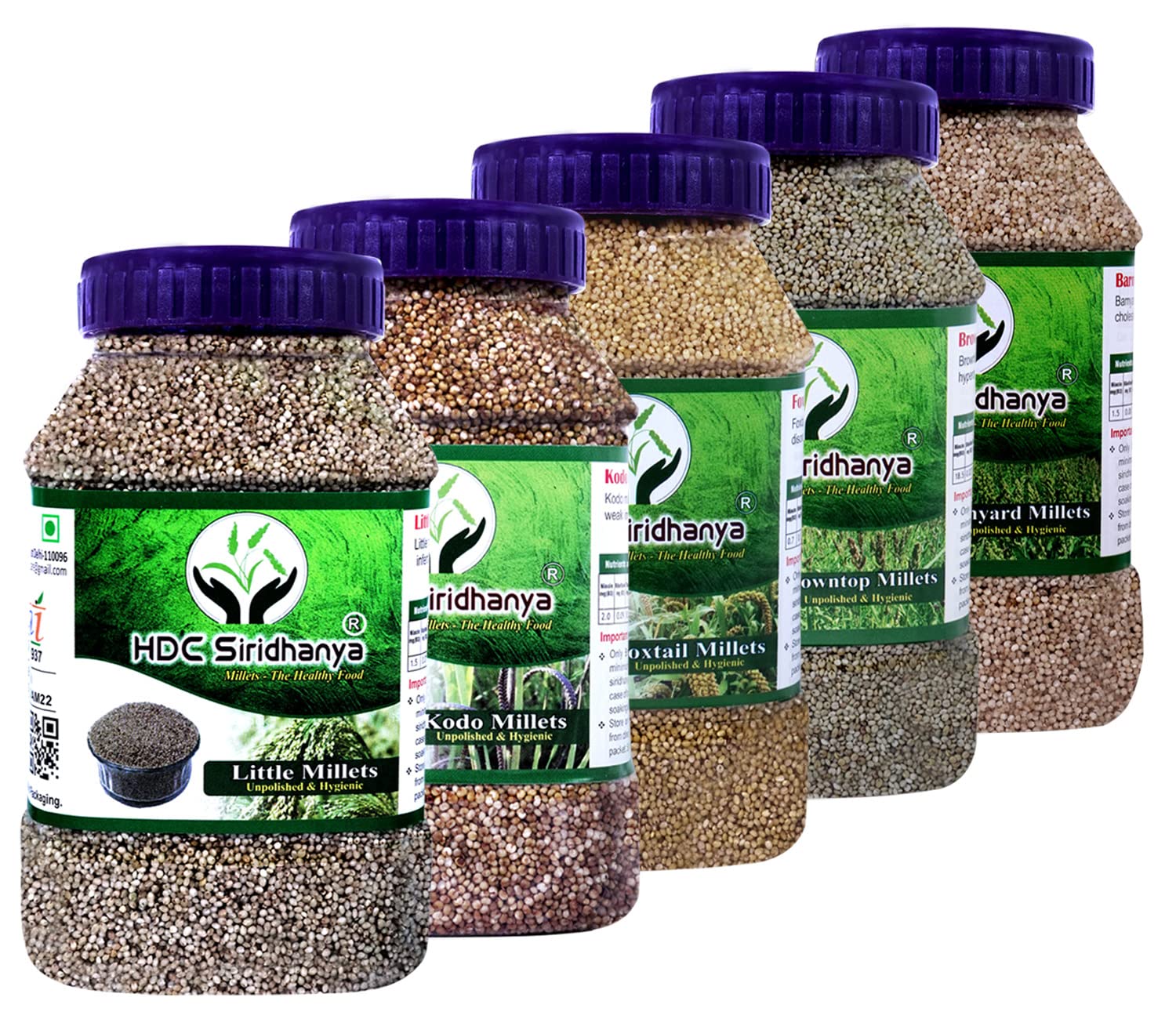 HDC Siridhanya Unpolished positive Natural millets Buchhi method