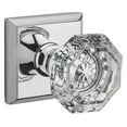 thumbnail image 1 of HDCRYTSR260 Half Dummy Crystal Knob and Traditional Square Rose Bright Chrome Finish, 1 of 7