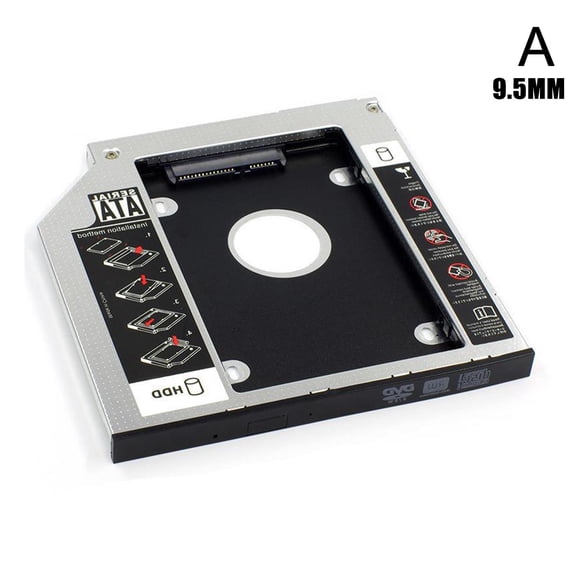HDD Universal CD/DVD Caddy SATA to SATA Hard Drive Adapter For Laptop T9B3