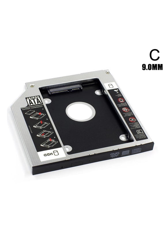 HDD Universal CD/DVD Caddy SATA to SATA Hard Drive For Laptop GX Adapter L7O5