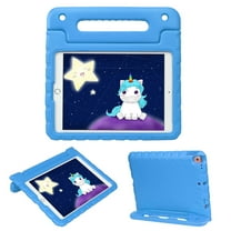 HDE Case for iPad 10.2 Inch 9th 8th 7th Generation Shockproof Tablet Cover with Handle Stand Blue