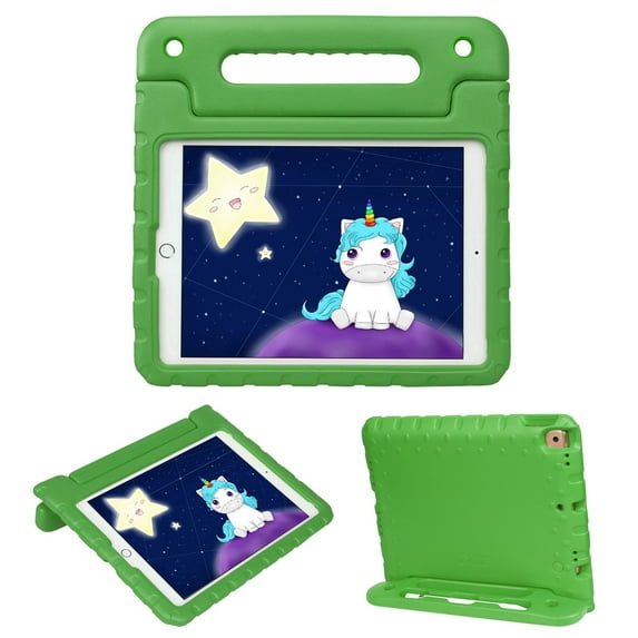 HDE Case for iPad 10.2 Inch 9th 8th 7th Generation Shockproof Tablet Cover with Handle Stand Green