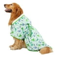 thumbnail image 1 of HDE Dog Bathrobe Drying Towel with Hood for Large Dogs Cute Dinosaurs XL, 1 of 7