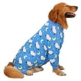 thumbnail image 1 of HDE Dog Pajamas One Piece Jumpsuit Lightweight Dog PJs Shirt for S-3XL Dogs Counting Sheep M, 1 of 7