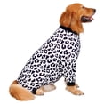 thumbnail image 1 of HDE Dog Pajamas One Piece Lightweight Jumpsuit for M-3XL Dogs Snow Leopard 2XL, 1 of 7