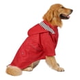 thumbnail image 1 of HDE Dog Raincoat Double Layer Zip Rain Jacket with Hood for Small to Large Dogs Red 2XL, 1 of 7
