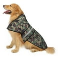 thumbnail image 1 of HDE Dog Raincoat Hooded Slicker Poncho for Small to X-Large Dogs and Puppies Green Camo XL, 1 of 7